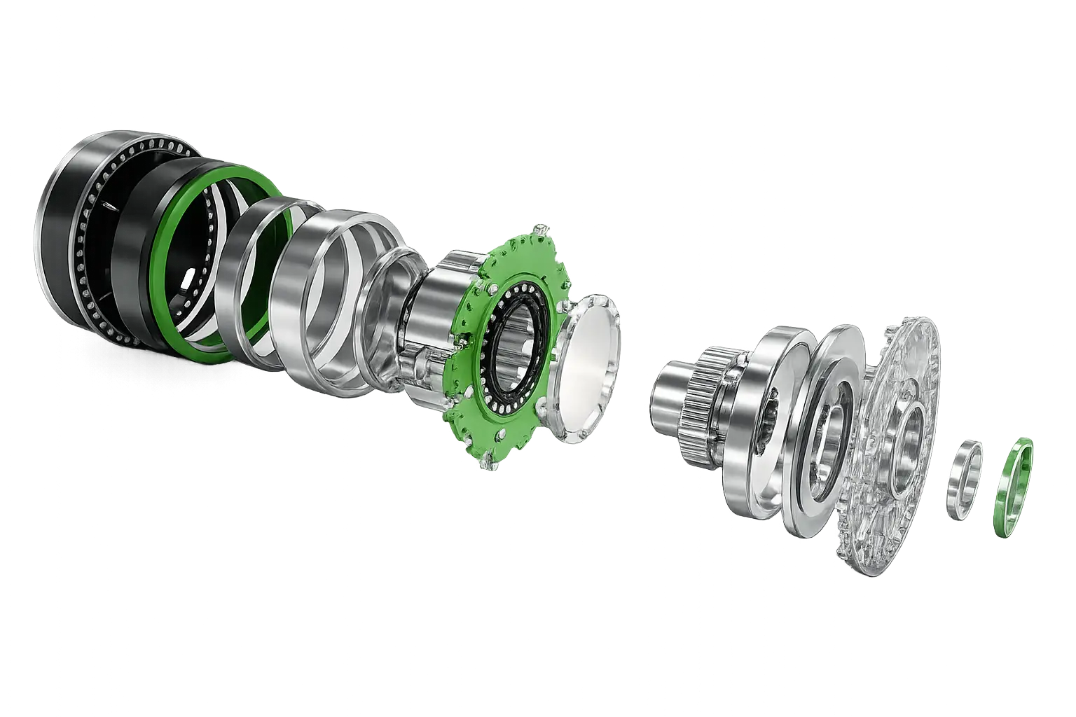 Exploded actuator view